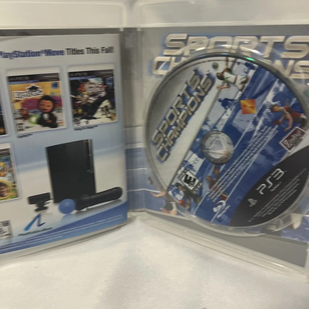 Sony Sports Champions PS3 Game Unisex OS Blue PlayStation Move Required 2010